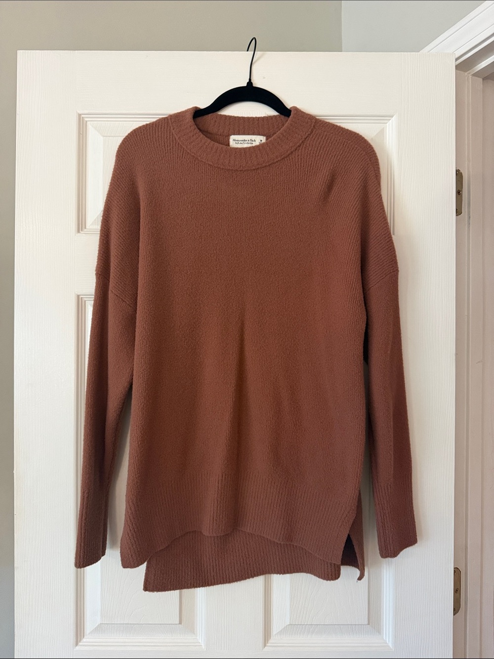 Abercrombie & Fitch Rust-Tone Crewneck Sweater
